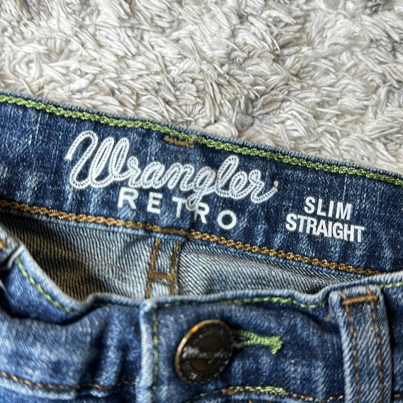 3T Regular Slim fit Wrangler retro 
slim straight boys or girls denim jeans - Picture 6 of 10
